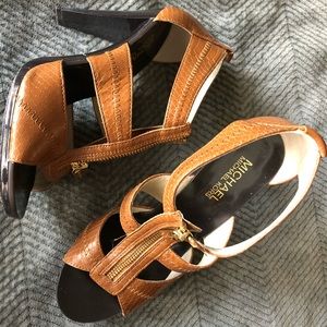 Michael Kors Berkley T Strap Heels 7.5